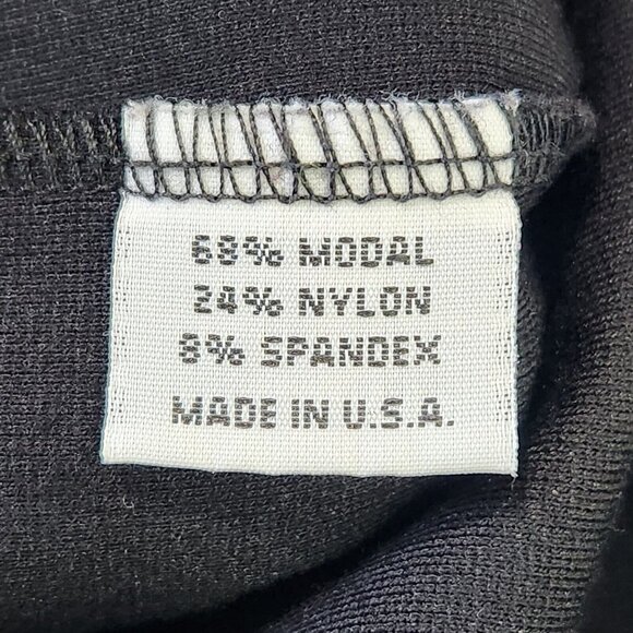 Bryn Walker Shift Dress Womens S Black Long Sleeve Round Neck A-Line Asymmetric - Picture 12 of 12